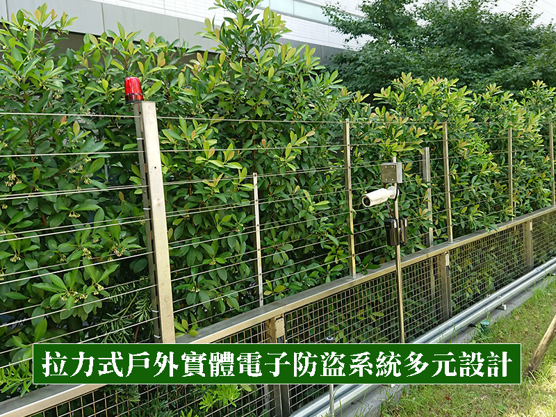 拉力式戶外實體電子防盜系統多元設計