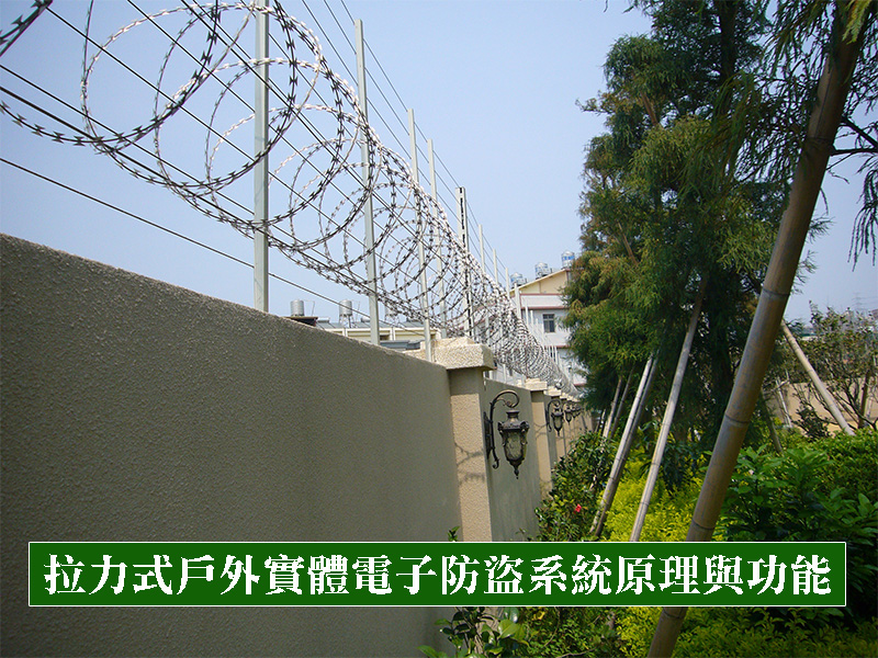 拉力式戶外實體電子防盜系統原理與功能
