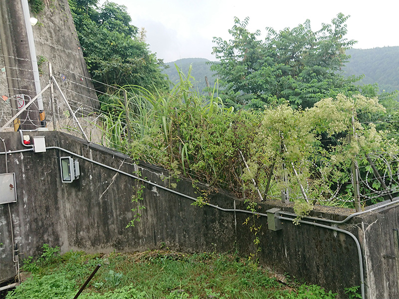 陽明山某電台電子圍籬